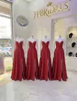 Red Bridesmaids Dresses for Hire - 2