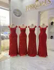Red Bridesmaids Dresses for Hire - 5