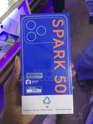 New Tecno Spark 50 128GB Black