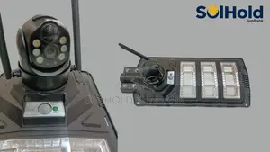 Solar Security Camera with Light & Speaker