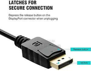 DP to HDTV Cable 1.8M Full HD 1080P Adapter