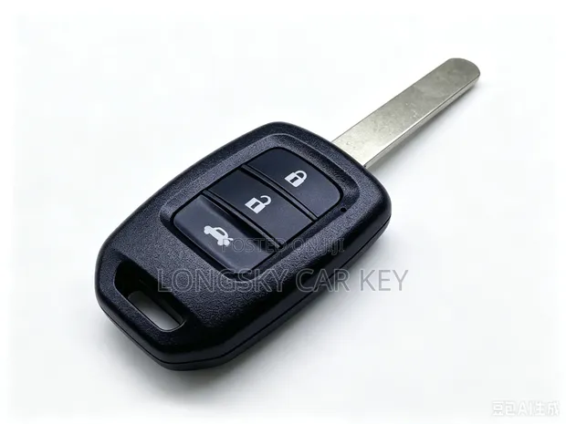 Honda Car Key Shell with Integrated Mechanical Blade - 1