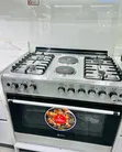 SPJ 90x60cm Cooker: 4 Gas Burners, 2 Electric Hot Plates, Oven - 2