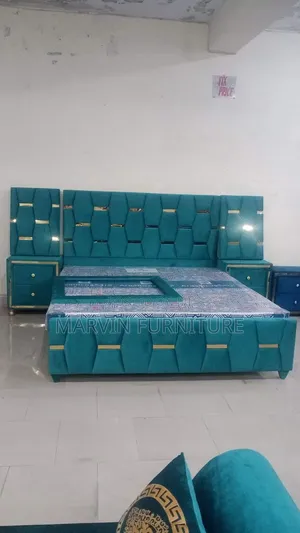 Brand New 5x6 Bed with Bedside Drawer
