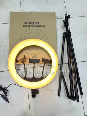14 Inch Ring Light with Tripod Stand and Phone Holder
