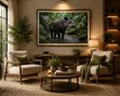 Wall Hanging Animal Portraits - Home Interiors - 2