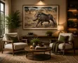 Wall Hanging Animal Portraits - Home Interiors - 4