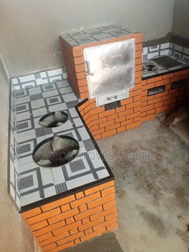 L-Shaped 3-Burner Institutional Stove with Oven & Grill - 1