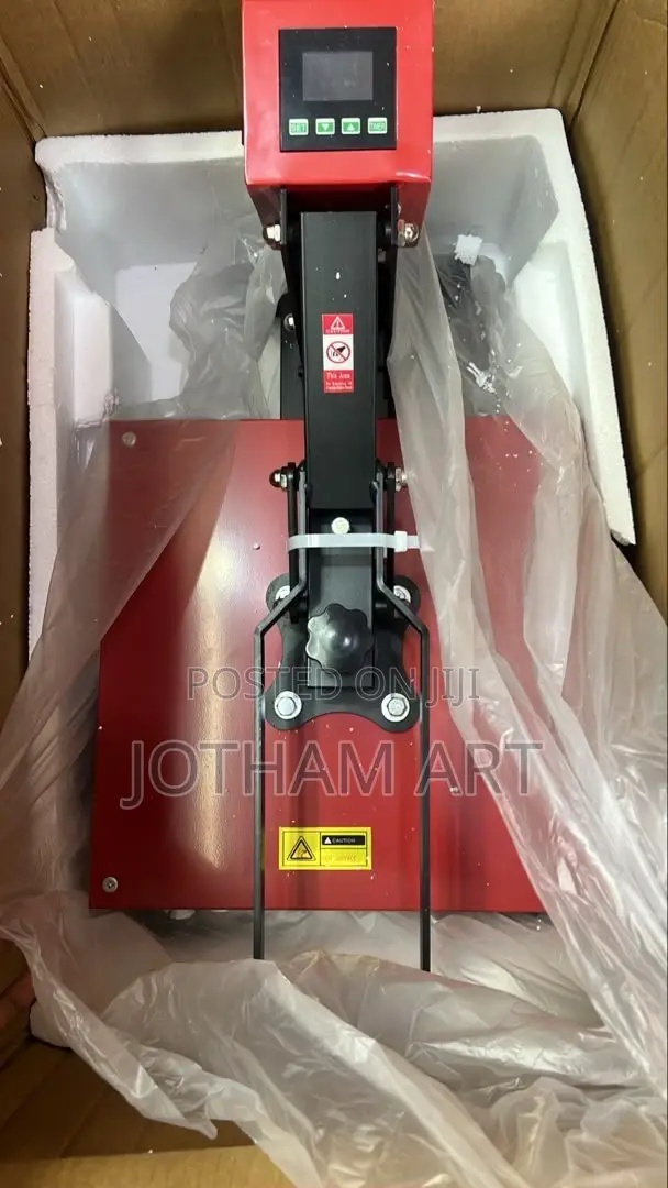 Brand New 3838 Heat Press - Red Wine - 1