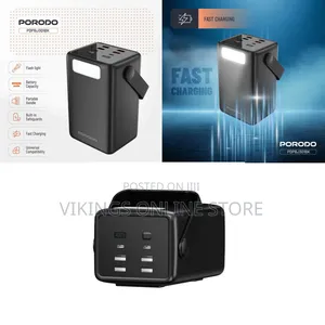 80,000mAh Power Bank with LED Flashlight