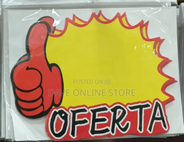 "Oferta" (Sale) Promotional Sign - 1