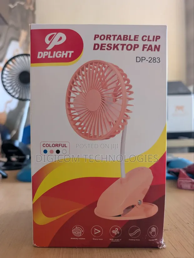 Portable Desktop Rechargeable Fan - 1