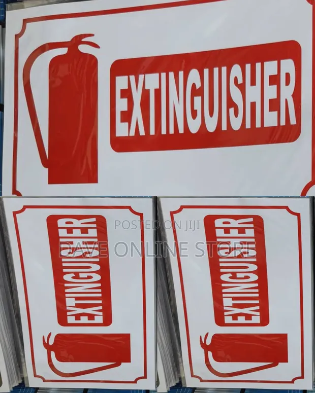 Brand New Fire Extinguisher Location Sign/Sticker - 1