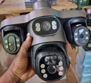 3 Lens Solar-Powered PTZ Camera (4G/4K)