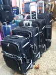 Original Cloth Suitcase - Full Set 4pcs (Black) - 1