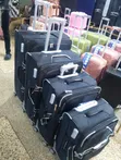 Original Cloth Suitcase - Full Set 4pcs (Black) - 2