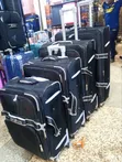 Original Cloth Suitcase - Full Set 4pcs (Black) - 3