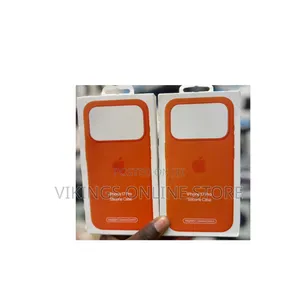 Orange Silicone Cases for iPhone 17 Pro