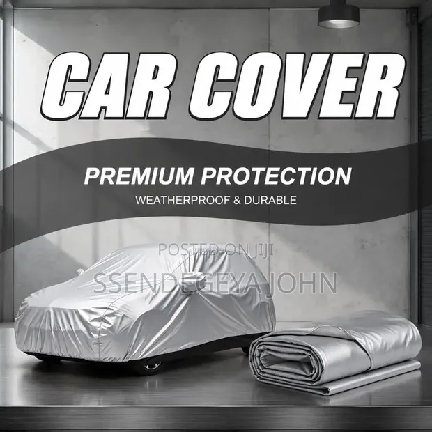 Silver Weatherproof Car Cover - 1