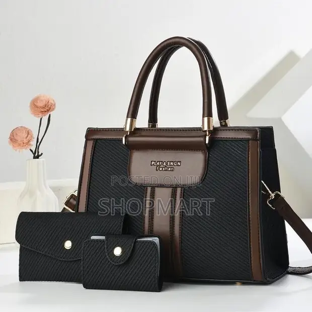 Women's High-End Contrasting Tote Bag - 1