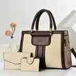 Women's High-End Contrasting Tote Bag - 3