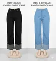 Ladies' Wide-Leg Jeans - Brand New - 4