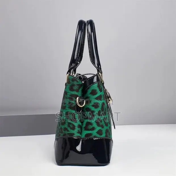 Leopard Print Zipper Closure Crossbody Bag - 1