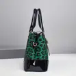 Leopard Print Zipper Closure Crossbody Bag - 1