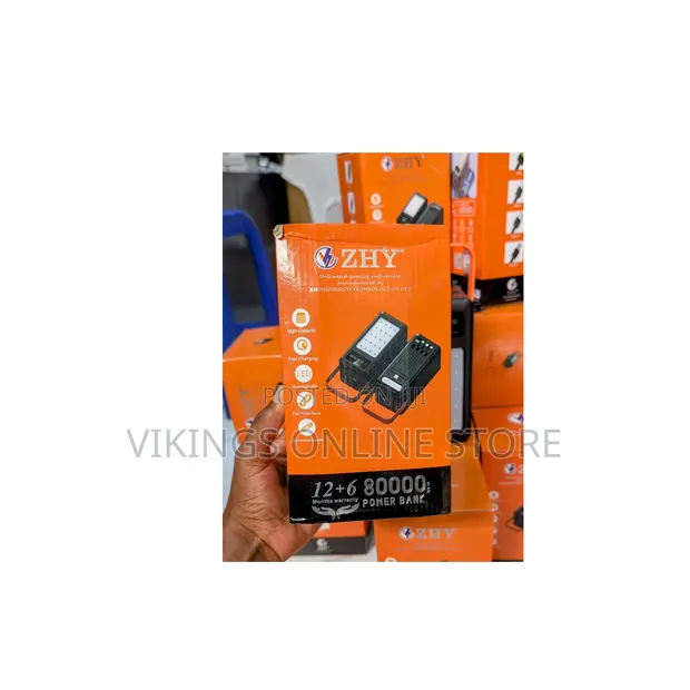 ZHY 80,000 mAh High-Capacity Portable Power Bank - 1