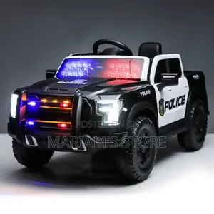 12V Electric Ride-on Police Truck for Kids