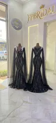 Black Mermaid Bridal Dresses for Hire - 1