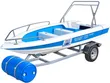 Small Fiberglass Motor/Speed Boat - 5 Seat - 1
