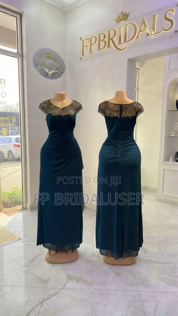Evening Gold Dresses for Hire - 1