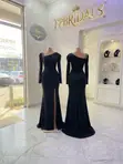 Evening Gold Dresses for Hire - 2