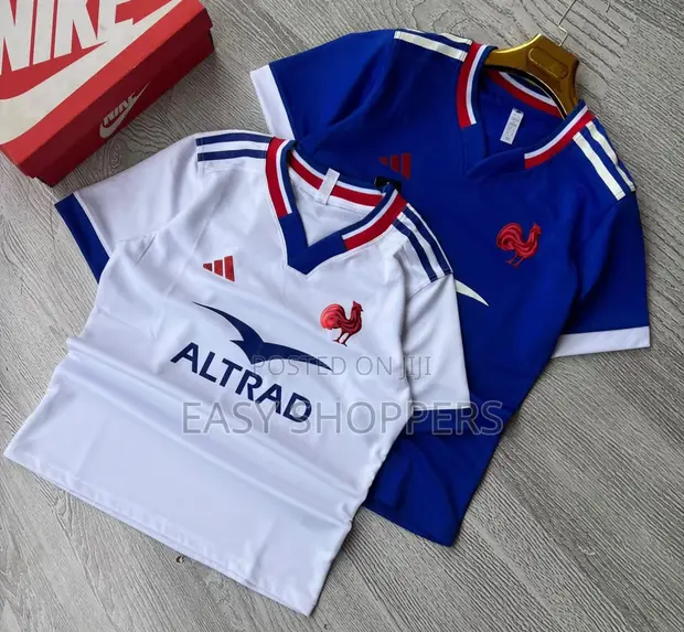 Official Adidas France Rugby 2025/2026 Home & Away Jerseys - 1