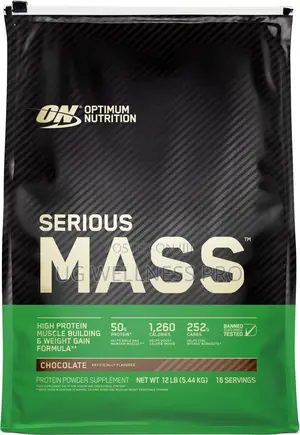 Optimum Nutrition Serious Mass 5.45kg Chocolate Weight Gainer