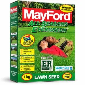 MayFord All Seasons Evergreen Lawn Seed 1kg