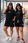 Adidas x Balenciaga Oversized T-Shirt & Shorts Set - 2
