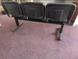 Used 3 Seater Fabric Waiting Chair for Office - 2