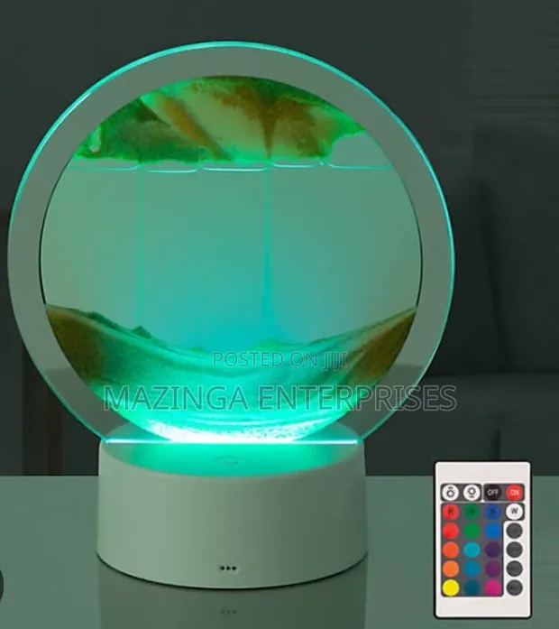 3D Moving Sand Art Table Lamp - 1