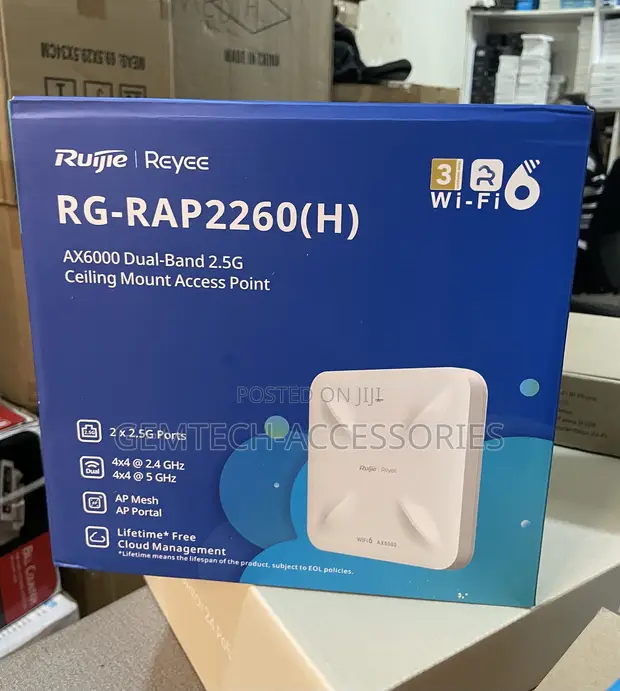 Ruijie AX6000 2260H Wireless Ceiling Access Point - 1