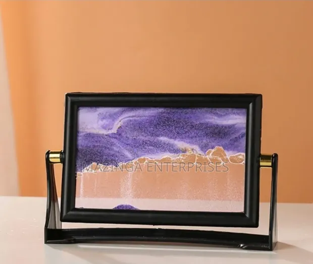Charming Style 3D Rotating Glass Sand Art Timer - 1