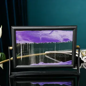 Charming Style 3D Rotating Glass Sand Art Timer