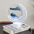 Moving Sand Art Table Lamp - 3D Moon Night Light - 2