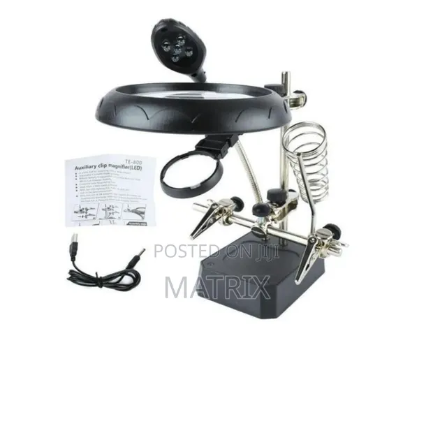 Magnifying Glass with Light and Stand - 1