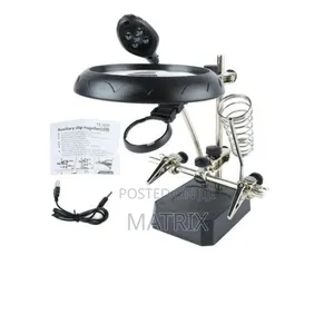 Magnifying Glass with Light and Stand