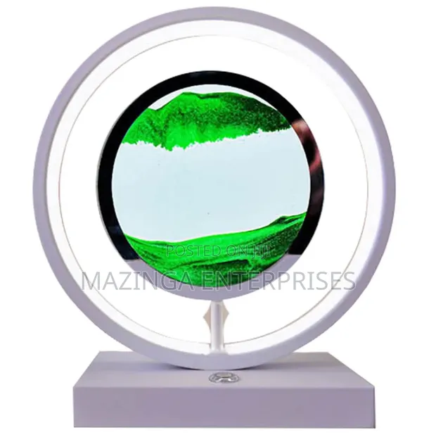 Moving Sand Art Lamp - Color Changing Touch Dimming - 1