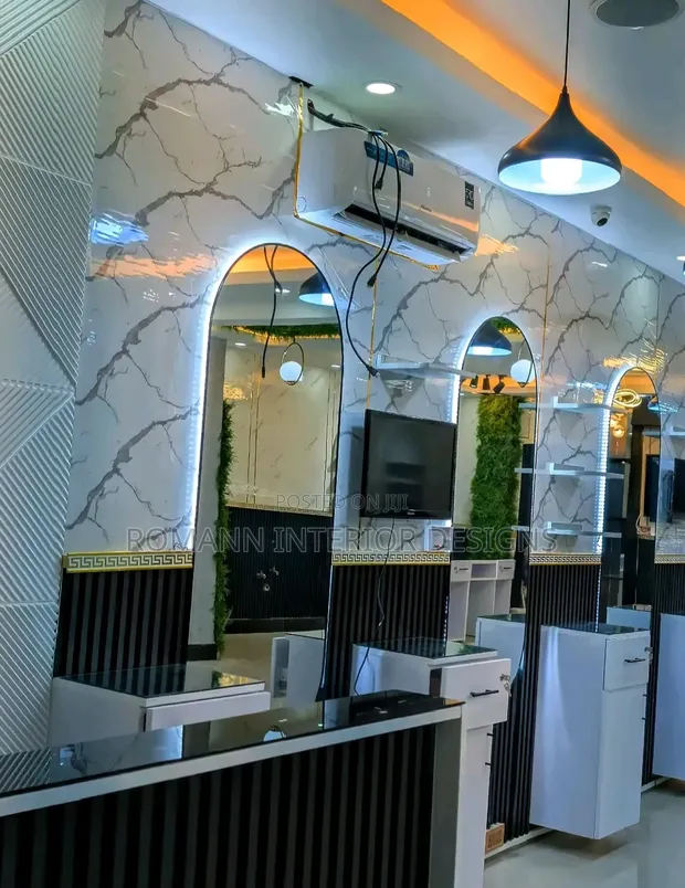 Saloon Interior Design and Setup Services - 1