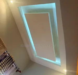 Gypsum Ceiling Design with Electrical Installation