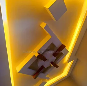 Gypsum Ceiling Design with Electrical Installation